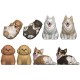 Mocchiri Kororin Dogs assorted figure 12 Τεμ.