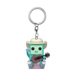 Pocket POP Keychain Adventure Time Cowboy BMO with guitar