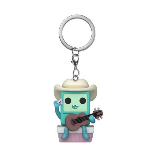 Pocket POP Keychain Adventure Time Cowboy BMO with guitar