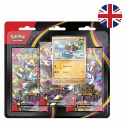 English Pokemon Pitch Black Mega Evolution Expansion pack of card games 3 envelopes 12 Τεμ.