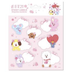 BT21 premium adhesive labels 10 Τεμ.