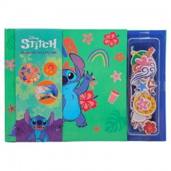 Disney Stitch Magnetic book + sticker 6 Τεμ.