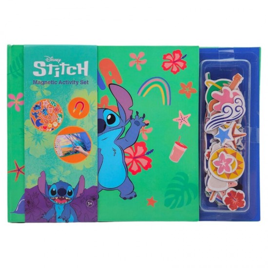 Disney Stitch Magnetic book + sticker 6 Τεμ.