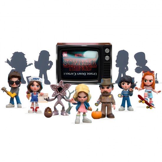Stranger Things assorted Capsule TV surprise figure + accessories 12 Τεμ.