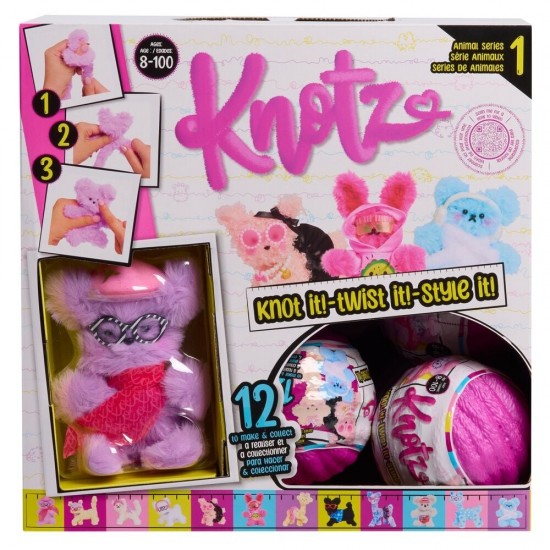 Knots assorted Plush surprise capsule 14 Τεμ.