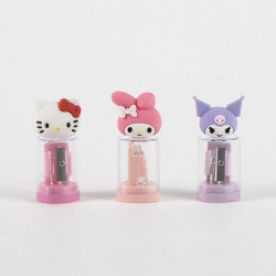 Hello Kitty and Friends assorted pencil sharpener with container 24 Τεμ.