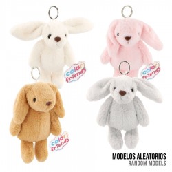 Rabbit assorted plush keychain 12cm 24 Τεμ.