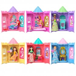 Disney Princess assorted Mini Tower surprise doll 9 Τεμ.