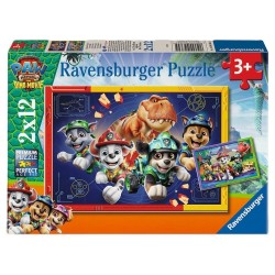 Paw Patrol Dino Movie puzzle 2x12pcs