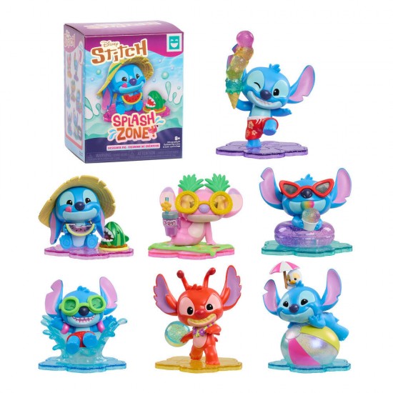 Disney Stitch Pool Party assorted surprise figure 8 Τεμ.