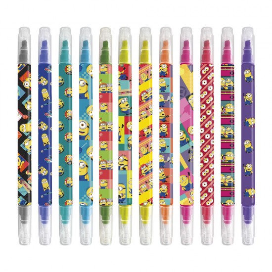 Minions set of 12 erasable makers