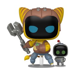 POP figure Astro Bot & Buddy Tooled-Up Mechanic