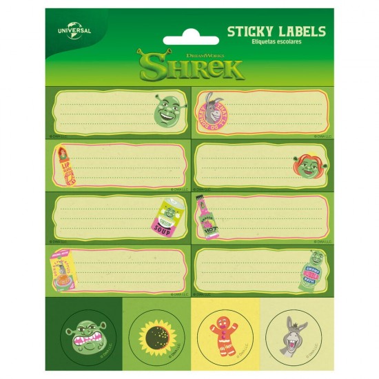 Shrek adhesive labels 10 Τεμ.