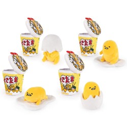 Gudetama surprise cup assorted plush toy 26cm 4 Τεμ.