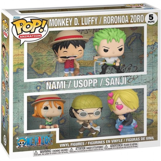 POP pack 5 figures Animation One Piece