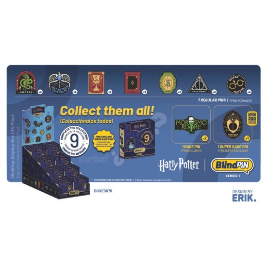 Harry Potter pin mystery collectible BlindPIN 24 Τεμ.