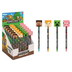 Minecaft assorted topper pen 24 Τεμ.