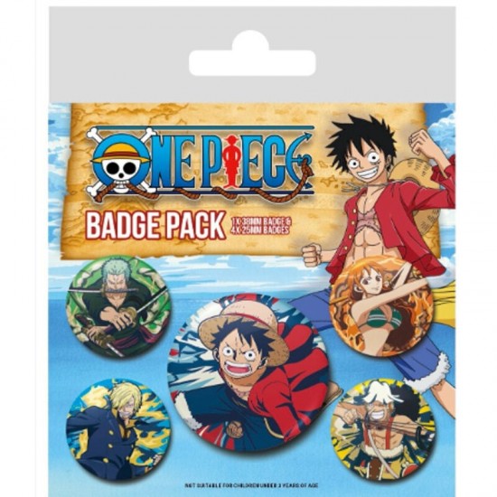 One Piece set 5 pins 10 Τεμ.