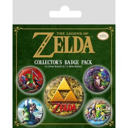 The Legend of Zelda set ok 5 badge 10 Τεμ.