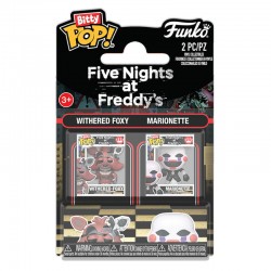 Bitty POP pack 2 figures  Five Nights at Freddys Withered Foxy & Marionette 12 Τεμ.