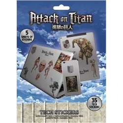 Attack On Titan device stickers 20 Τεμ.