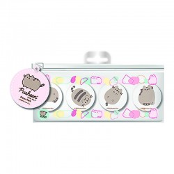 Pusheen Pencil case with 4 erasers 8 Τεμ.