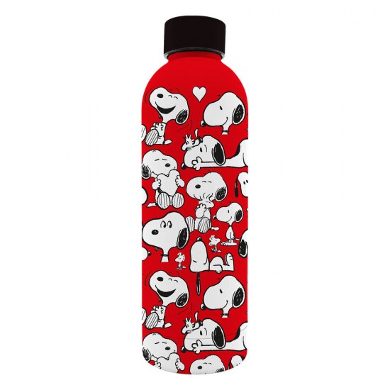Peanuts Snoopy stainless steel soft touch water bottle 800ml