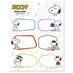 Snoopy Peanuts premium adhesive labels 10 Τεμ.
