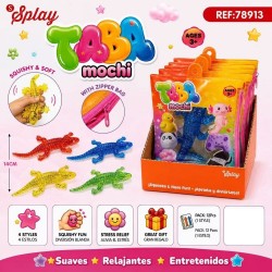 Taba Mochi Lizard assorted stress-relief 14cm 16 Τεμ.