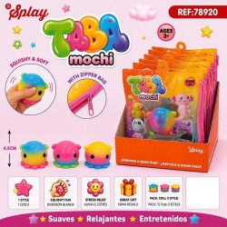 Taba Mochi Octopus assorted stress-relief 4.5cm 12 Τεμ.
