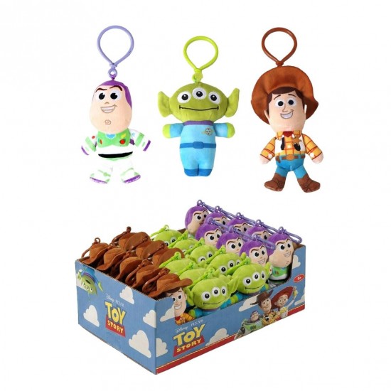 Disney Pixar Toy Story assorted plush keychain 24 Τεμ.