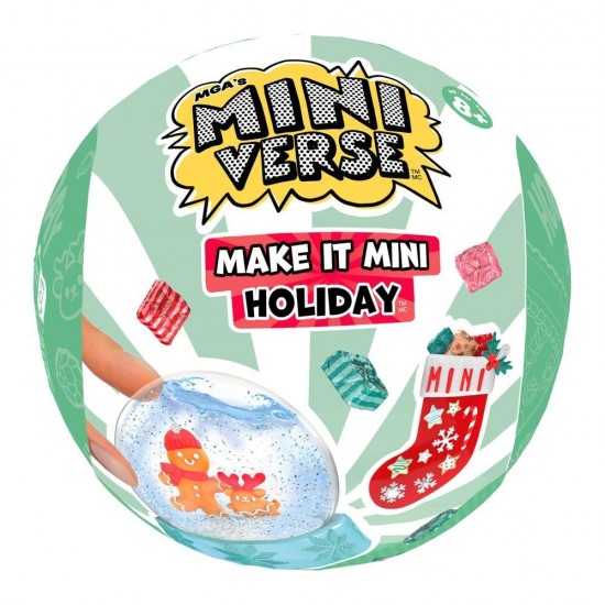 Miniverse Make It Mini Holiday assorted surprise capsule 15 Τεμ.