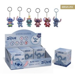 Disney Stitch assorted surprise keychain 6 Τεμ.