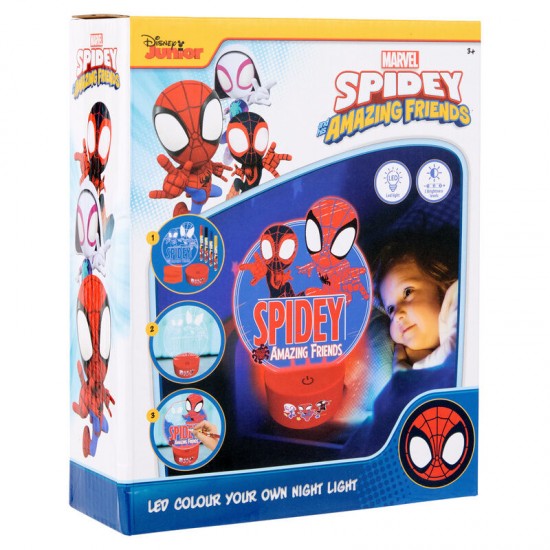 Marvel Spiderman LED light painting figure 6 Τεμ.