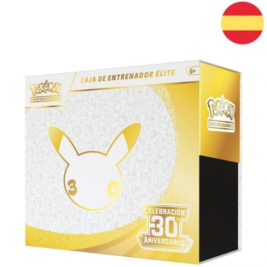 Spanish Pokemon 30 Anniversary Elite Trainer case 10 Τεμ.