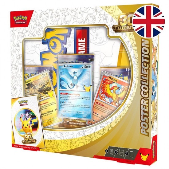 English Pokemon 30 Anniversary Blister pack cards 6 Τεμ.