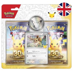 English Pokemon 30 Anniversary Blister pack cards 12 Τεμ.