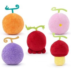 One Piece Devil Fruits assorted plush toy 18cm 5 Τεμ.