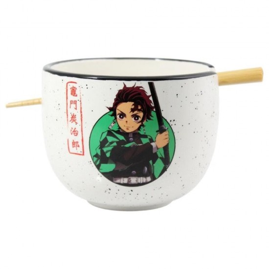 Demon Slayer Kimetsu no Yaiba ramen bowl + chopsticks 470ml