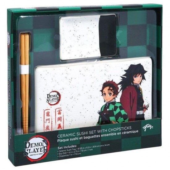 Demon Slayer Kimetsu no Yaiba Tanjiro sushi set 3pcs