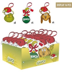 The Grinch assorted plush keychain 16 Τεμ.