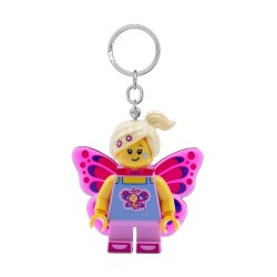 Lego Butterfly Girl Keychain Light
