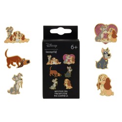 Loungefly Disney Lady and the Tramp Mystery Blind Box Enamel Pin assorted 12 Τεμ.