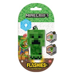 Flashies Minecraft 3D keychain with led flashlight