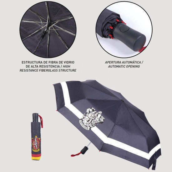 Harry Potter Griffindor atutomatic folding umbrella 53cm