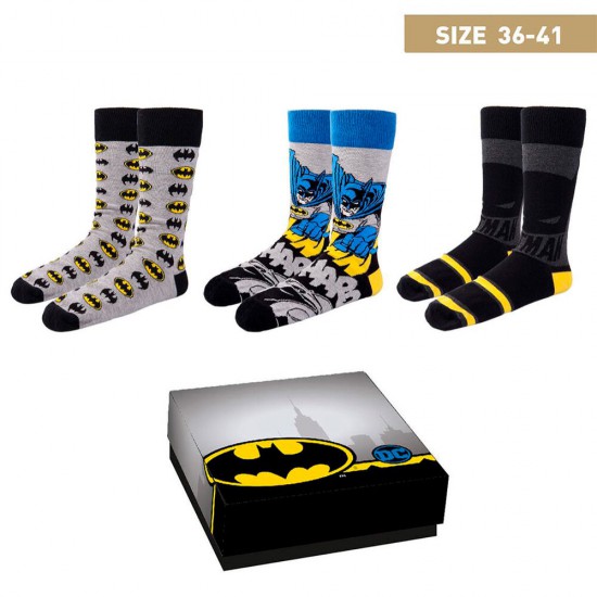 DC Comics Batman pack 3 socks