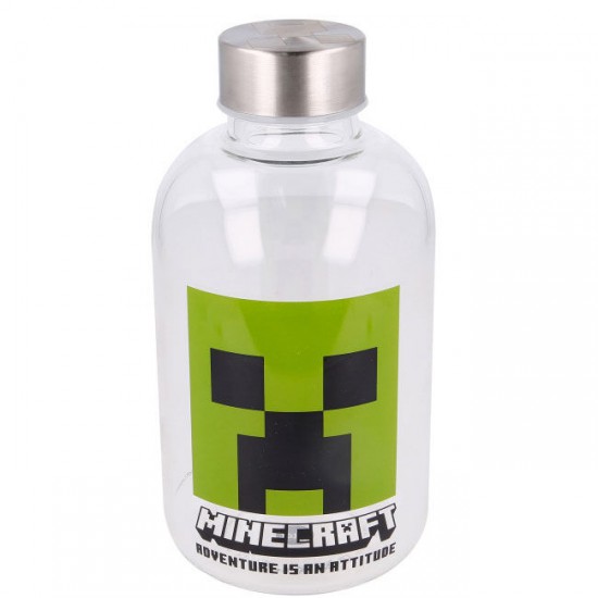 Minecraft glass bottle 620ml