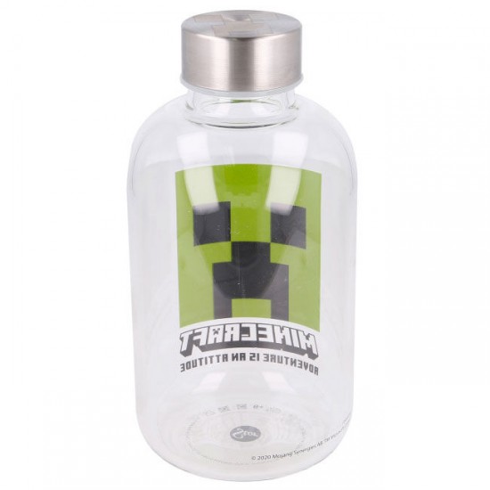 Minecraft glass bottle 620ml