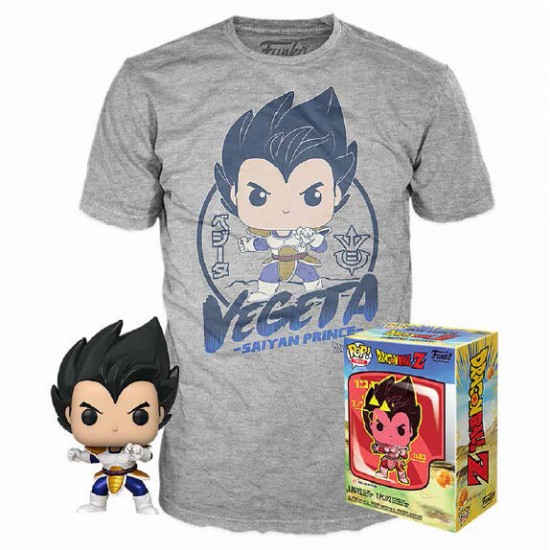 Set POP figure & Tee Dragon Ball Z Vegeta XL
