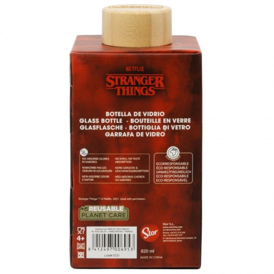Stranger Things Small Glass Bottle 620 ml